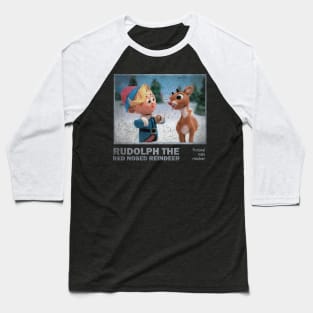 Rudolph and The Red Nosed Reindeer Baseball T-Shirt